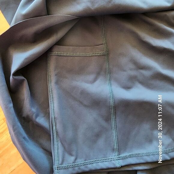 Halara Womens Skirt XL Blue Pull On Mini Skort Shorts Pocket Pleated New w/ Tags - Picture 8 of 14